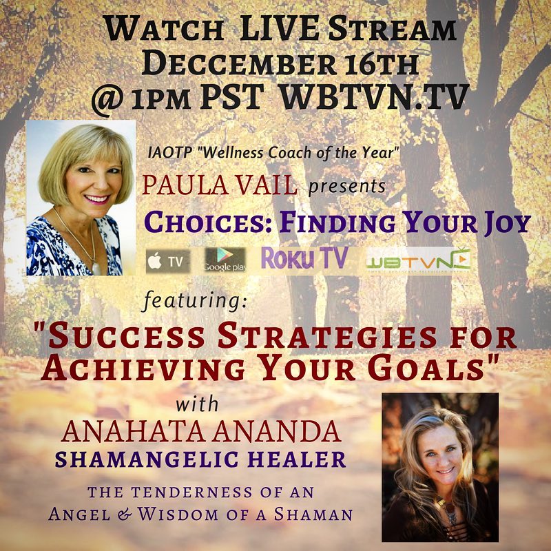 WTVBN.TV Interview: “7 Strategies For Success in the New Year” with Anahata Ananda and Paula Vail